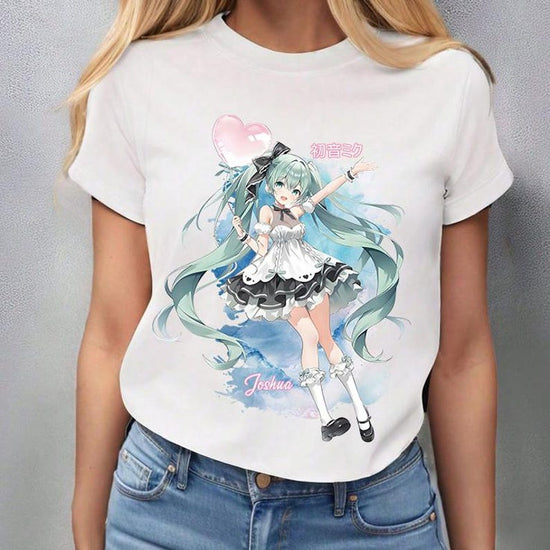 Anime Graphic Hatsune Miku t - shirts Kawaii Personalized Miku T- shirts-the perfect gift for birthdays, weddings, Hatsune Miku t shirt