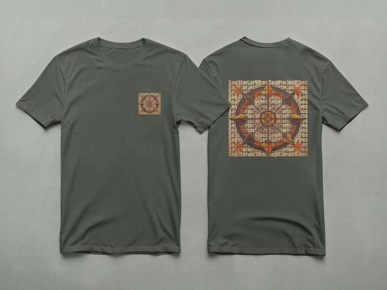 Sagittarius Retro T-Shirt - 70s Zodiac Graphic Tee - Astrology Star Sign Shirt - Sagittarius Vibes Shirt - Boho Horoscope Gift