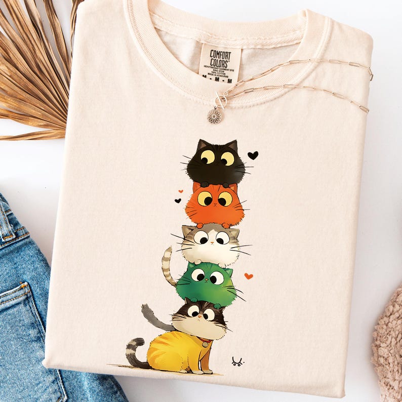 Cat Lover Tee, Cat Lover Gift, Funny Cat T-Shirt, Cat Graphic Shirt, Funny Cat Meme T-Shirt