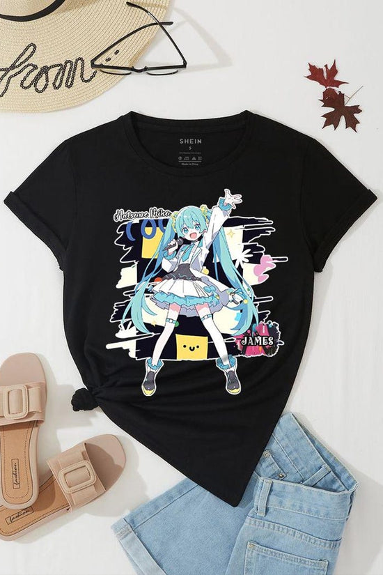 Cute Hatsune Miku t - shirts Personalized T- shirts-the perfect gift for birthdays, weddings, special occasions Hatsune Miku t shirt