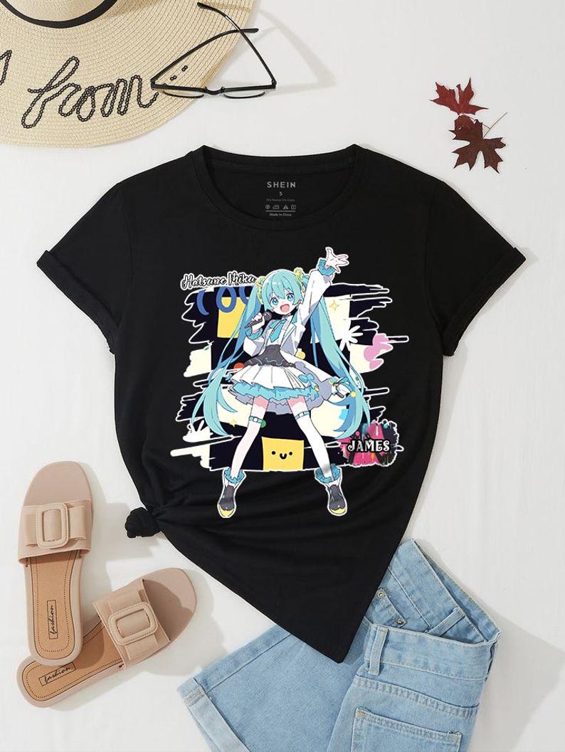 Cute Hatsune Miku t - shirts Personalized T- shirts-the perfect gift for birthdays, weddings, special occasions Hatsune Miku t shirt
