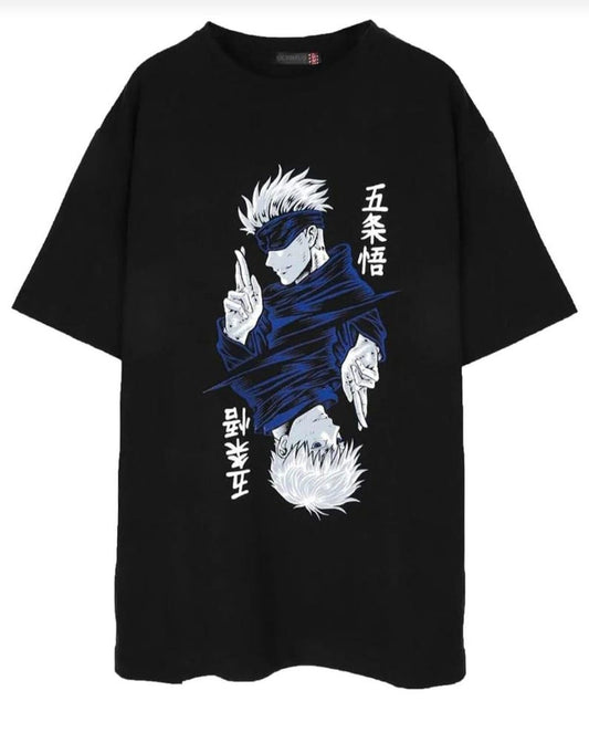 Unisex Oversized Anime Jujutsu Kaisen Gojo & Itadori, T-Shirt