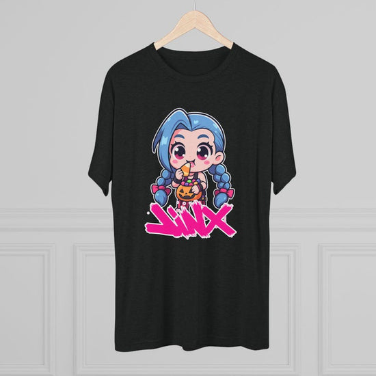 Halloween Shirt League of Legends Jynx eatingg candy Tshirt | mens clothing | Anime Tees | Anime Gifts | Personalized gifts