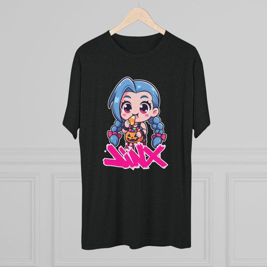 Halloween Shirt League of Legends Jynx eatingg candy Tshirt | mens clothing | Anime Tees | Anime Gifts | Personalized gifts