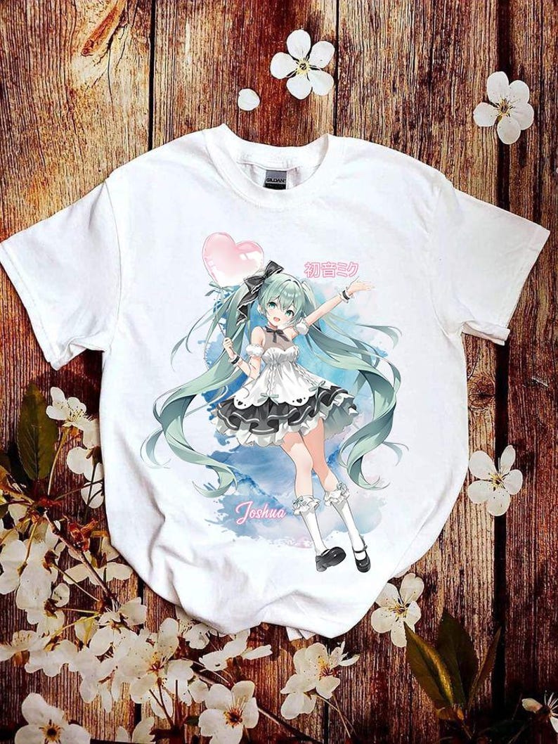 Anime Graphic Hatsune Miku t - shirts Kawaii Personalized Miku T- shirts-the perfect gift for birthdays, weddings, Hatsune Miku t shirt