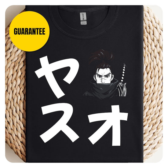 Yasuo League of Legends T-Shirt Black and White Graphic Tee Color Splash Unisex Softstyle Shirt Gamer Tee