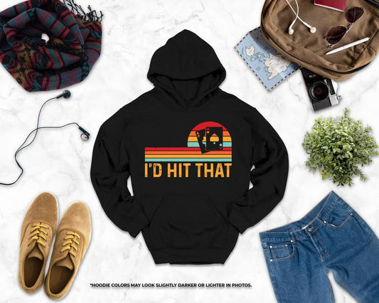 I'd Hit That Hoodie, Card Game Hoodie, Gambling Gift, Poker Player Gift, Funny Poker Hoodie, Poker Funny Cards, Vegas Casino Gambling Hoodie