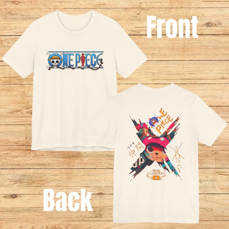 One Piece Anime T Shirt, Anime Street Wear for Manga Lovers, Cute Japanese Casual Wear, Otaku Clothing for Anime Lovers