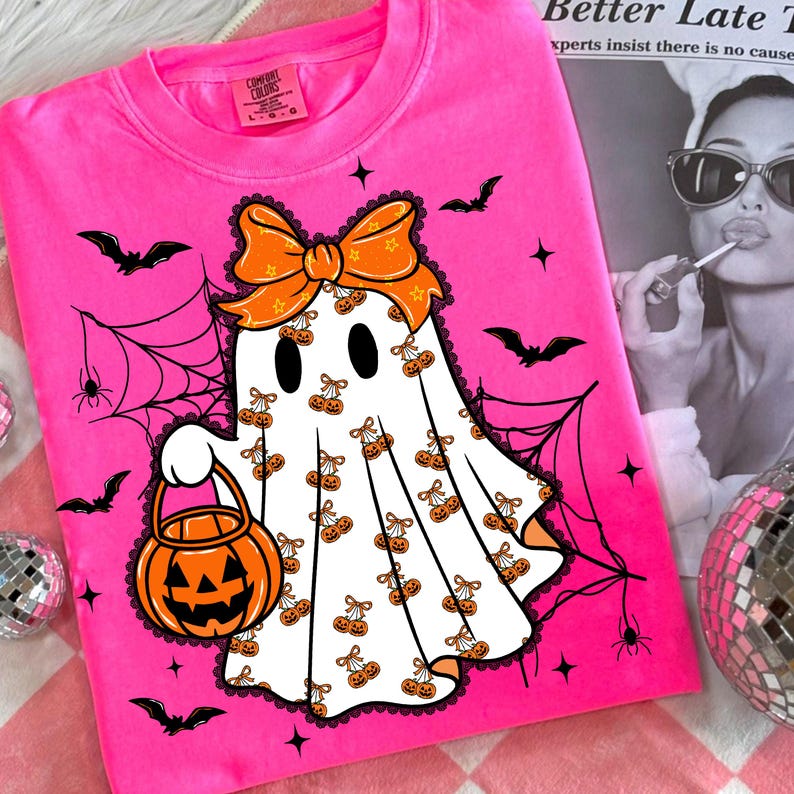 Lace Ghost Coquette, Ghost Halloween, Girly Ghost Lacey Ghost Shirt, Halloween Shirt, Sweatshirt