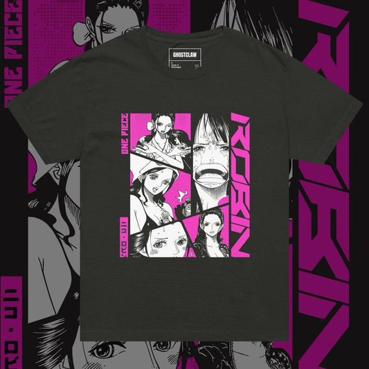 Nico Robin T-Shirt, One Piece Graphic Tee, Unisex Streetwear Cotton Shirt, Japanese Style Anime Top, Otaku Fashion Gift