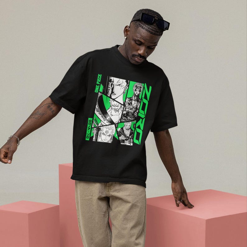 Roronoa Zoro T Shirt, One Piece Graphic Tee, Unisex Streetwear Cotton Shirt, Japanese Style Anime Top, Otaku Fashion Gift