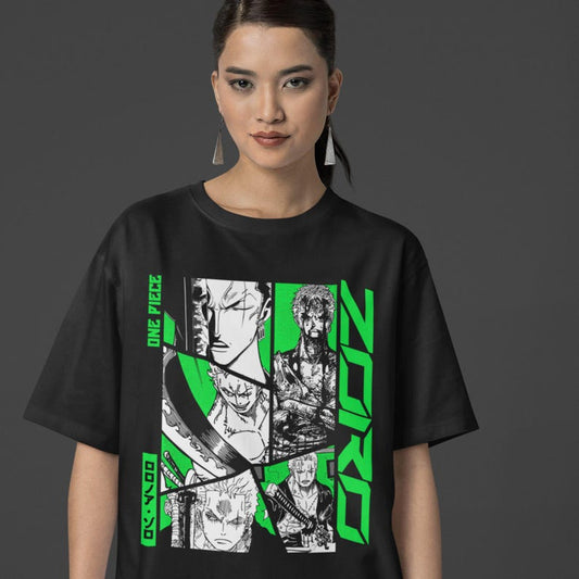 Roronoa Zoro T Shirt, One Piece Graphic Tee, Unisex Streetwear Cotton Shirt, Japanese Style Anime Top, Otaku Fashion Gift