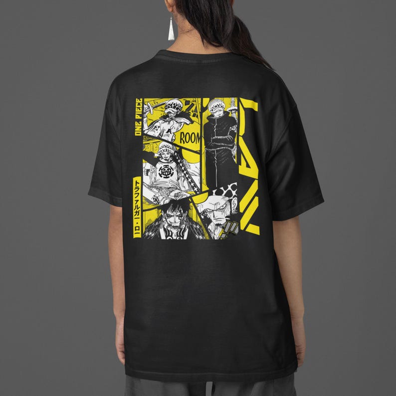 Trafalgar Law T-Shirt | One Piece Graphic Tee | Minimal Unisex Streetwear | Otaku Gifts