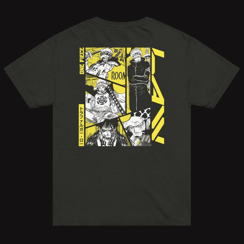 Trafalgar Law T-Shirt | One Piece Graphic Tee | Minimal Unisex Streetwear | Otaku Gifts