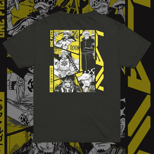Trafalgar Law T-Shirt | One Piece Graphic Tee | Minimal Unisex Streetwear | Otaku Gifts