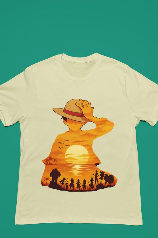 One Piece Inspired Unisex Tee - Perfect for Anime Fans, Casual Wear, Gifts, Summer Outfits, Luffy Fan Art, One Piece Fan Art, Straw Hat
