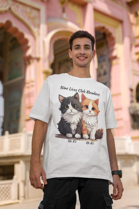 Unisex Funny Cat T-Shirt – Cute Kitty Graphic Top, Cat Lover Gift, Cat Mom & Dad Shirt, Whimsical Feline Humor Tee