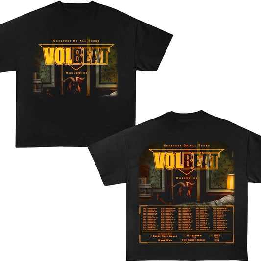 Volbeat 2025 Tour T-shirt - Metal Music Shirt - Still Counting T-Shirt