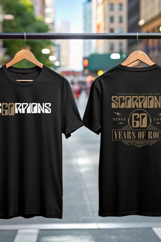 Scorpions 1965-2025 60th Anniversary Tour 2025 T-Shirt, Legend Hard Rock Shirt