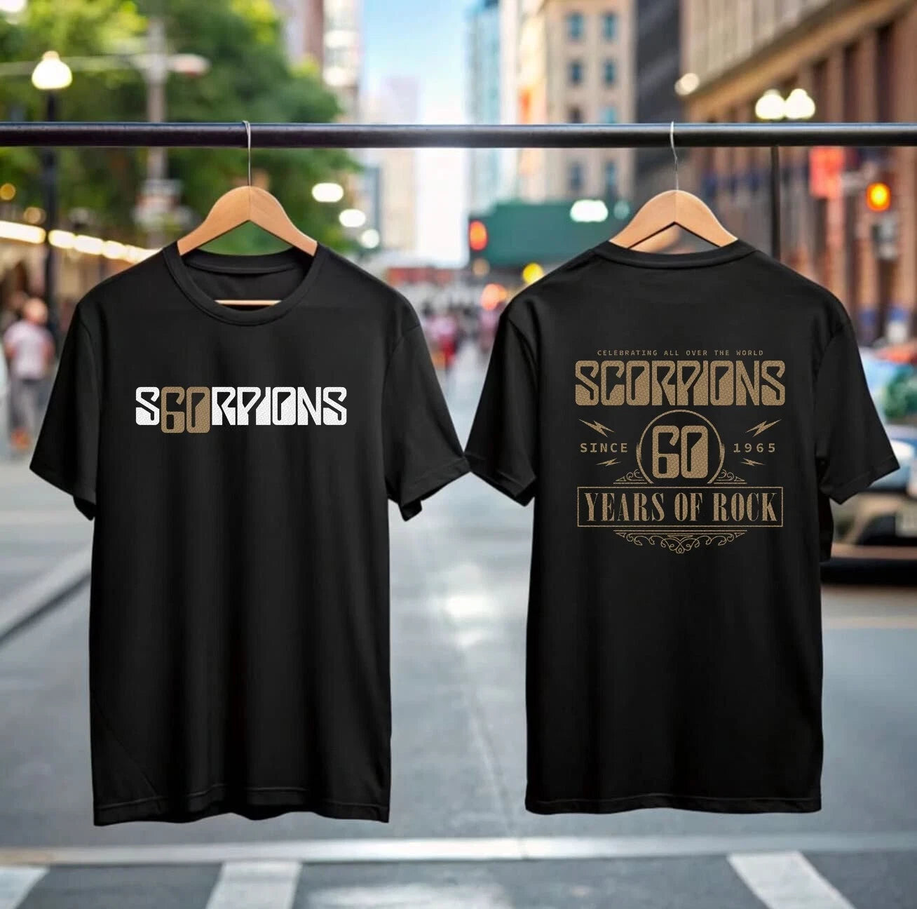 Scorpions 1965-2025 60th Anniversary Tour 2025 T-Shirt, Legend Hard Rock Shirt
