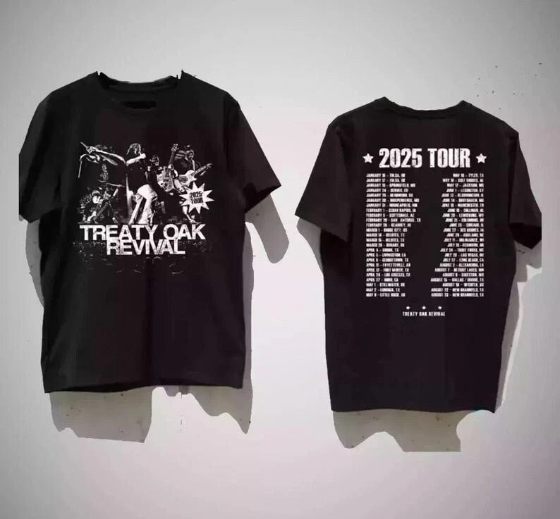Treaty Oak Revival 2025 Tour Unisex All Size T-Shirt