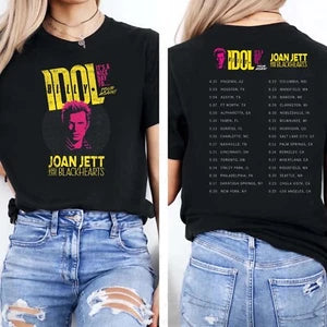 Billy Idol It's Nice Day To Tour Again 2025 T- Shirt