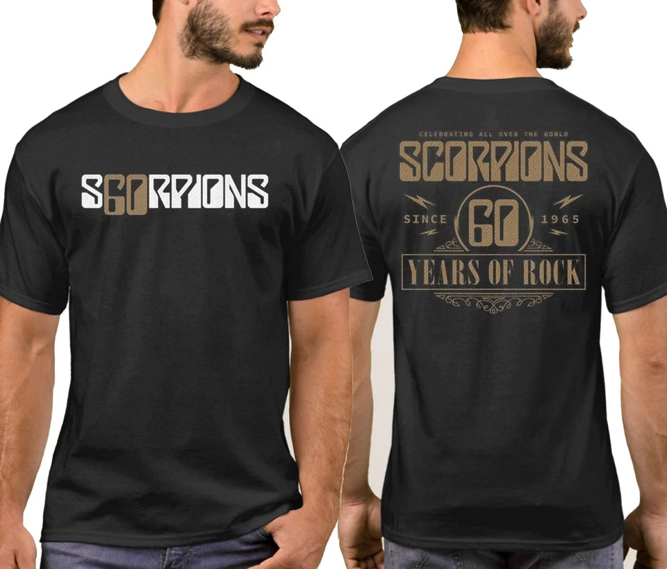 Scorpions 1965-2025 60th Anniversary Tour 2025 T-Shirt, Legend Hard Rock Shirt